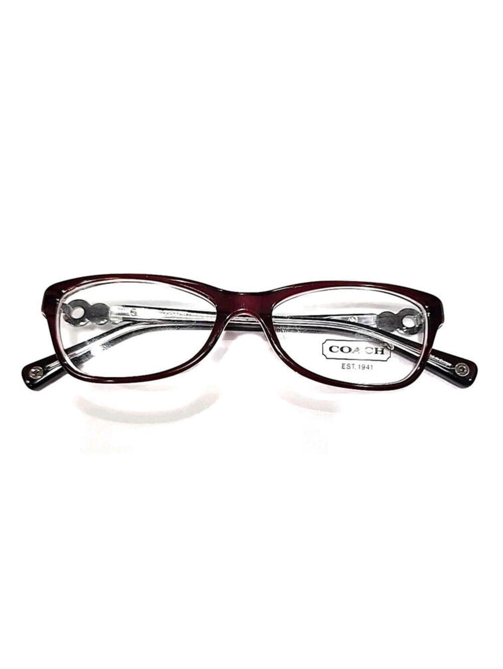Coach HC6014 Elise 5251 Burgundy Eyeglasses 50-15 135 - Picture 6 of 9